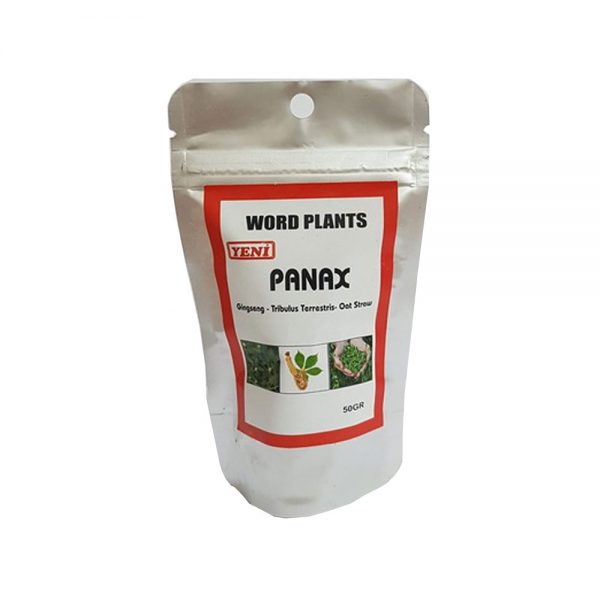 Word Plants Panax Ginseng - Tribulus Terrestris- Oat Straw 50 GR