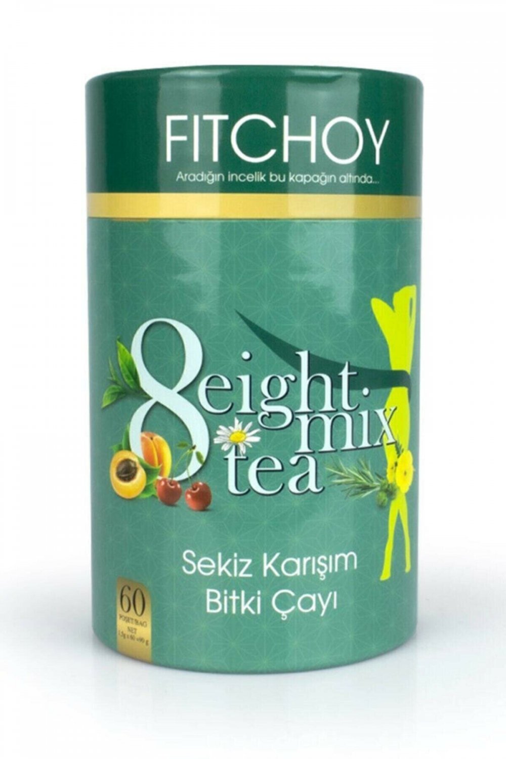 Fitchoy 8'li Mix Çayı Yeşil Çay -l Carnitin-kayısı Formulasyonu
