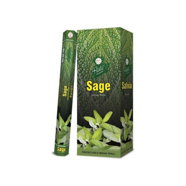 Flute Adaçayı Tütsü 1 Kutu 6 x 20 ( Sage Incense Sticks )