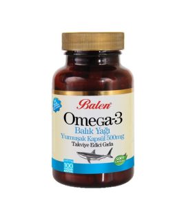 Balen Omega 3 Balık Yağı Yumuşak 650 Mg* 100 Kapsül