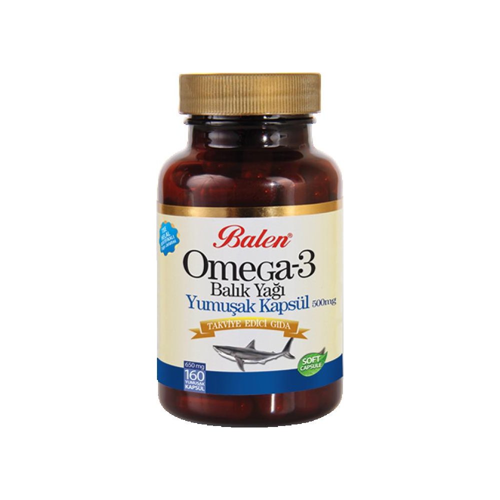 Balen Omega 3 Balık Yağı Yumuşak Kapsül 650 mg* 160 Kapsül